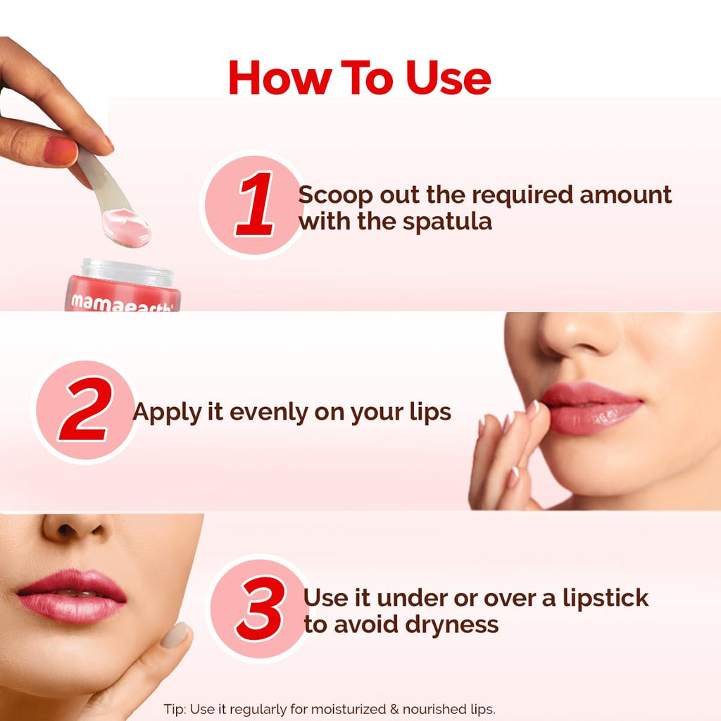 Mamaearth Cherry Moisture Therapy Lip Balm with Cherry & Vitamin E 15g