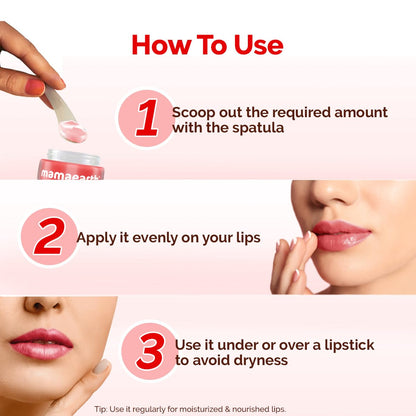 Mamaearth Cherry Moisture Therapy Lip Balm with Cherry & Vitamin E 15g