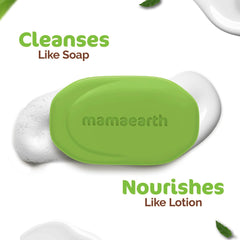 Mamaearth Neem Moisturizing Lotion Soap with Neem & Tea Tree for Skin Purification 125g Pack Of 4