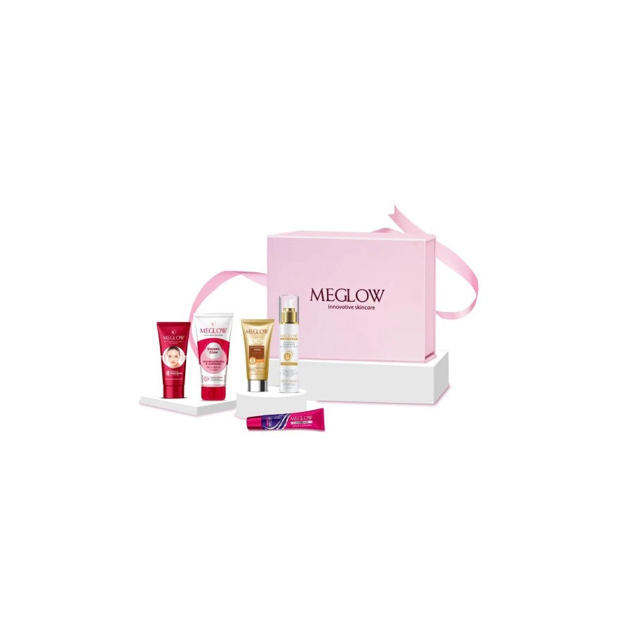 Leeford Meglow Skin Care Women Gift Kit For Glowing Skin