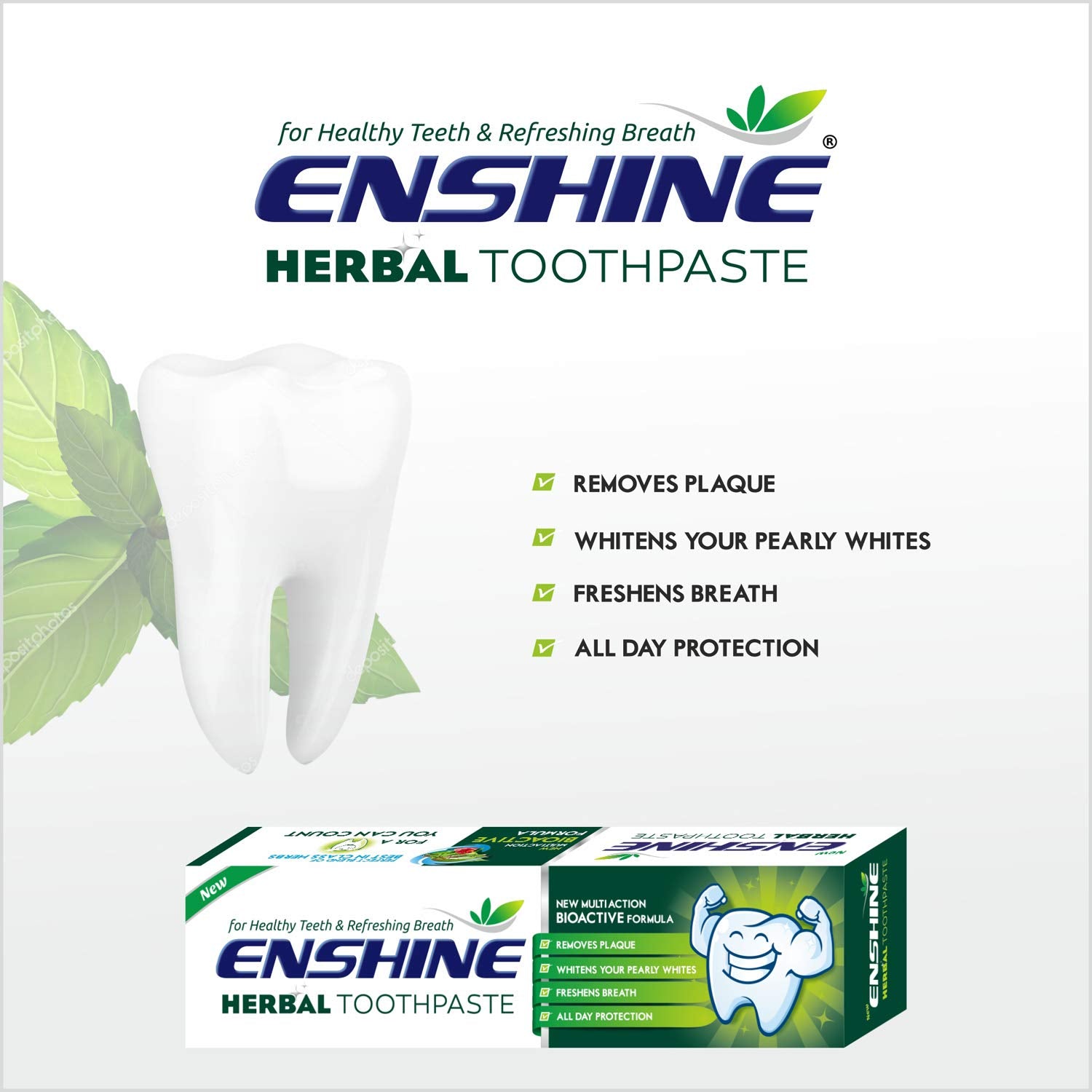 Leeford Enshine Anti Bacterial Cavity Protection Herbal Toothpaste