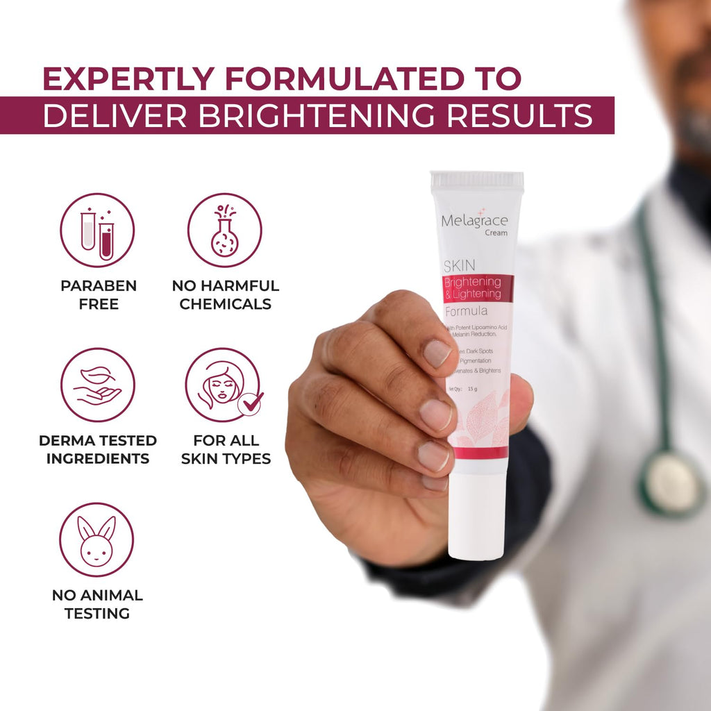 Leeford Melagrace Skin Brightening & Lightening Cream 15g