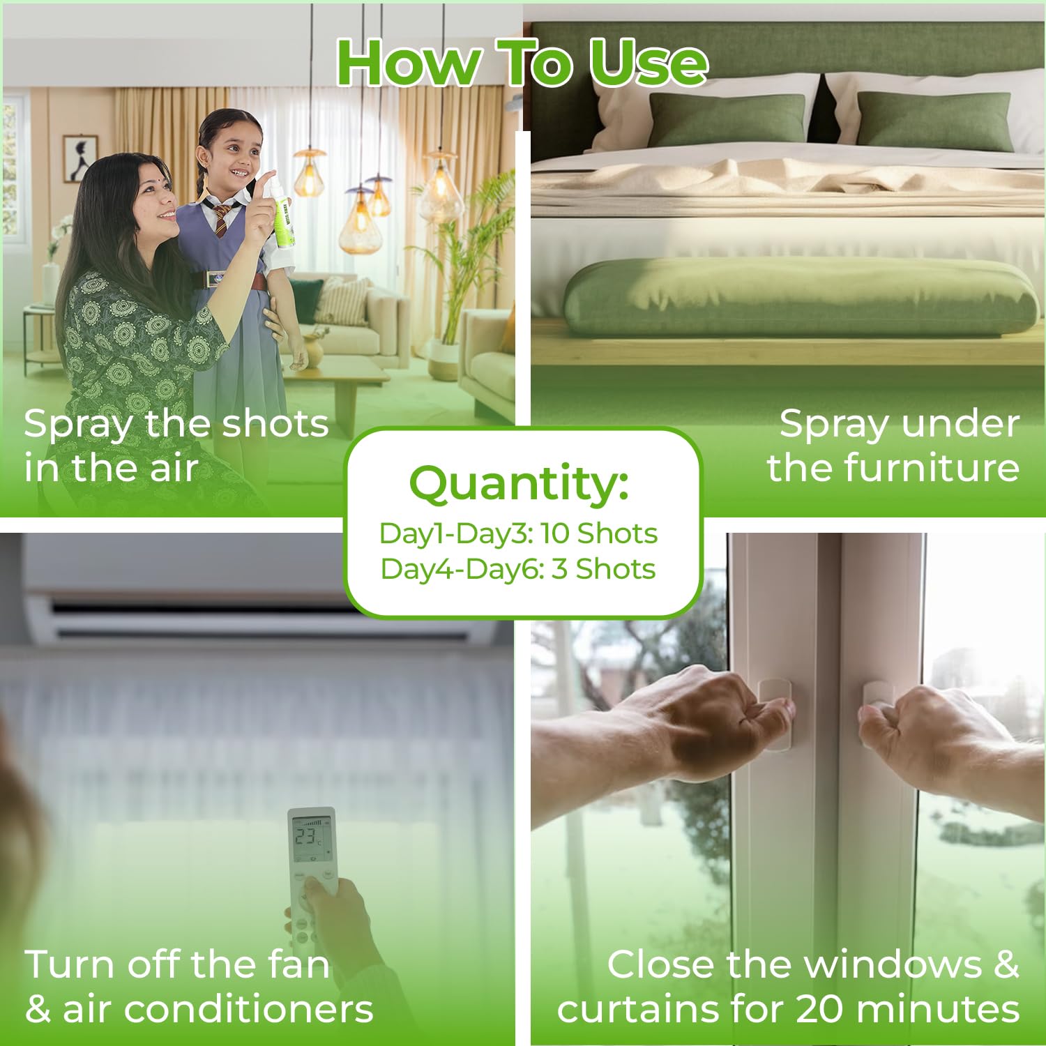 Leeford Mosq Away Mosquito Repellent Room Spray 100ml