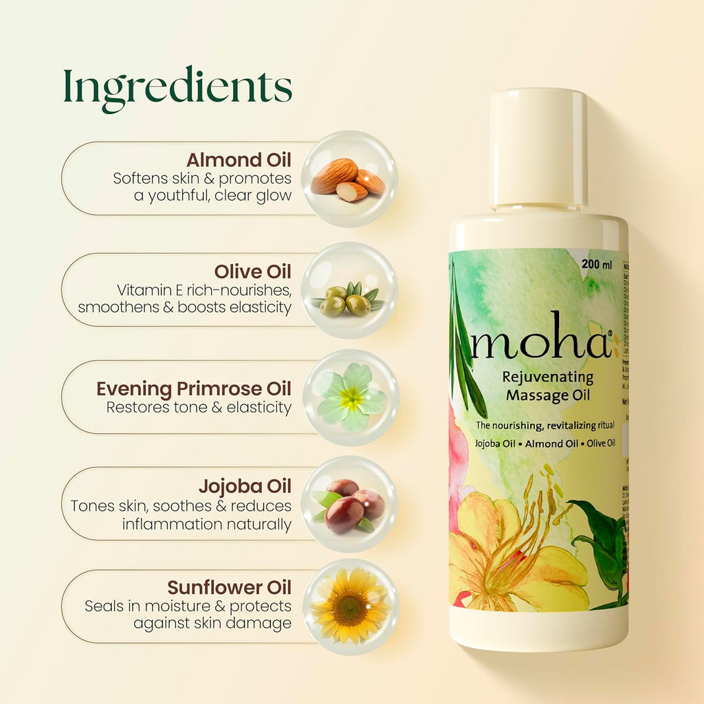 Moha Ayurvedic Rejuvenating Massage Oil