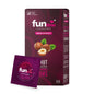 Leeford Funtime Hazelnut Flavored Lubricated Dotted, Ribbed And Contoured Condom 10's