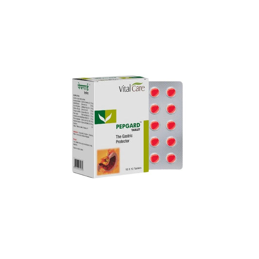 Vital Care Ayurvedic Pepgard Syrup Sugar Free Syrup & Tablets