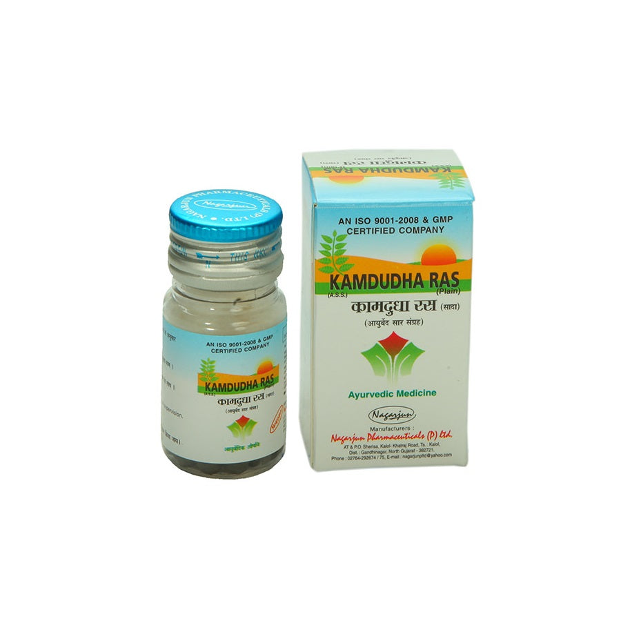 Nagarjun Kamdudha Ras Plain and Moti Yukt Tablets