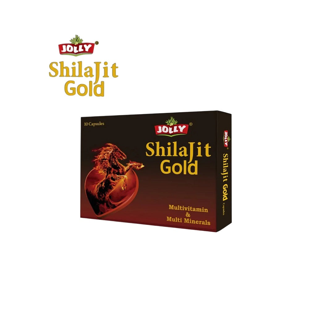 Jolly Pharma Ayurvedic Shilajit Gold 10 Capsules