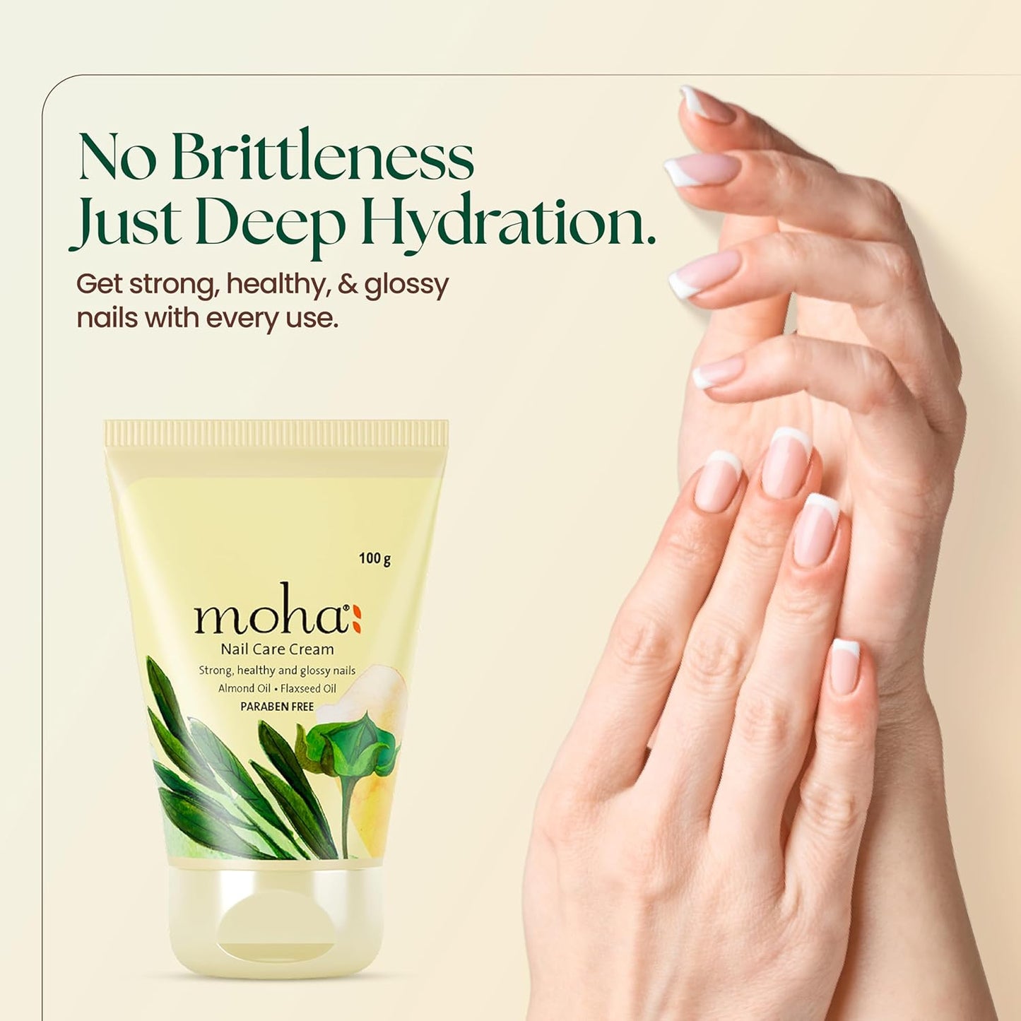 Moha Ayurvedic Nail Care Cream 100g