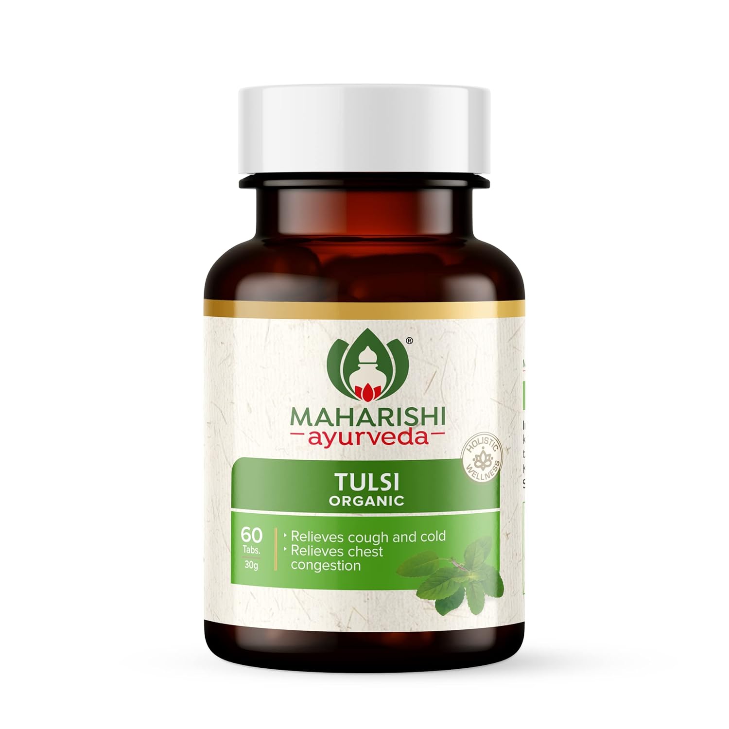 Maharishi Ayurveda Tulsi For Respiratory Health 60 Tablets