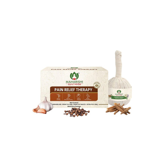 Maharishi Ayurveda Pain Relief Therapy Potli,Oil,Drops & Tablets