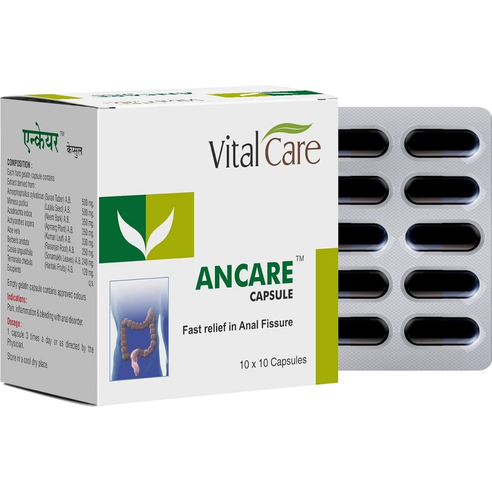 Vital Care Ayurvedic Ancare 100 Capsule