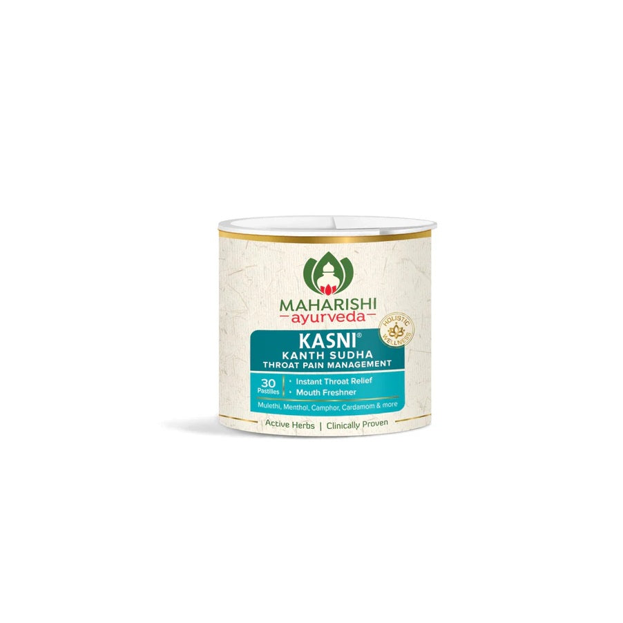Maharishi Ayurveda Kasni Kanth Sudha 30 Pastilles Bottle