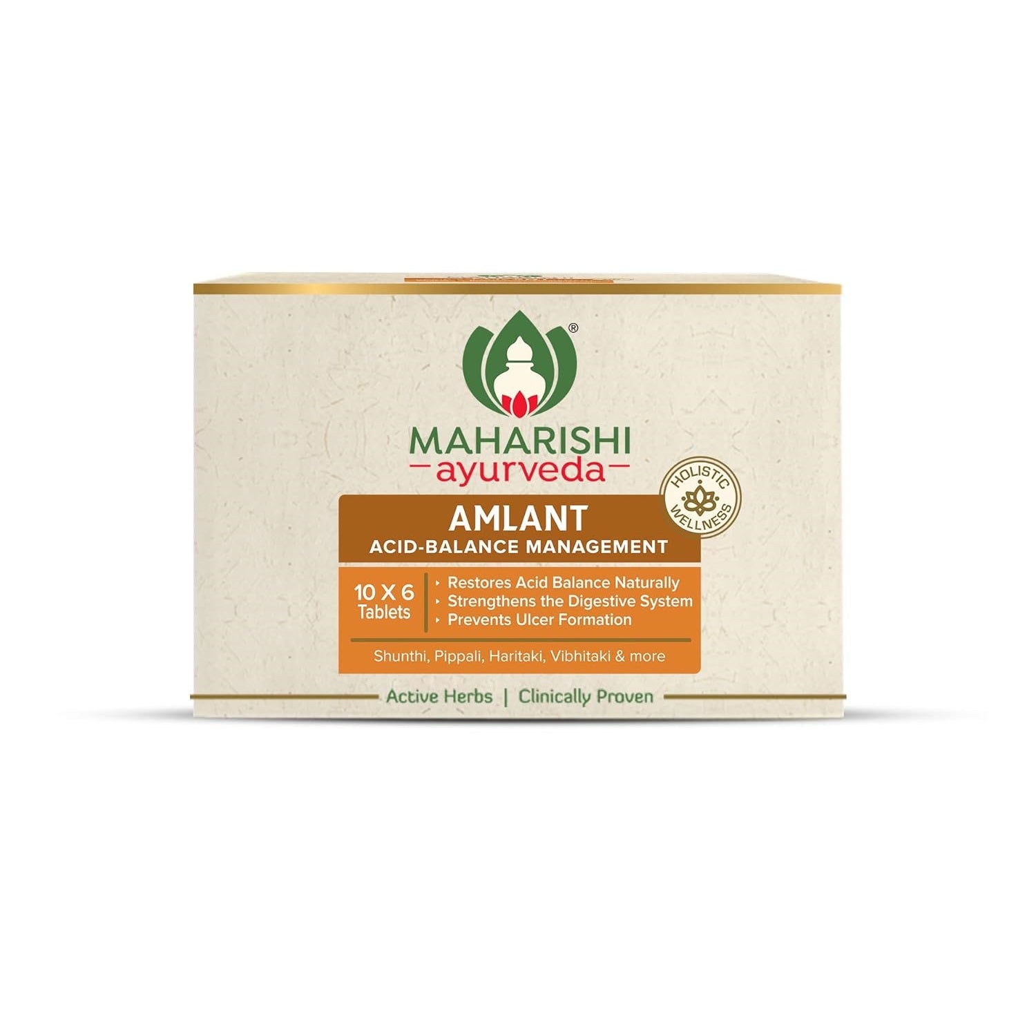 Maharishi Ayurveda Amlant Natural Acid Balancer Tablets