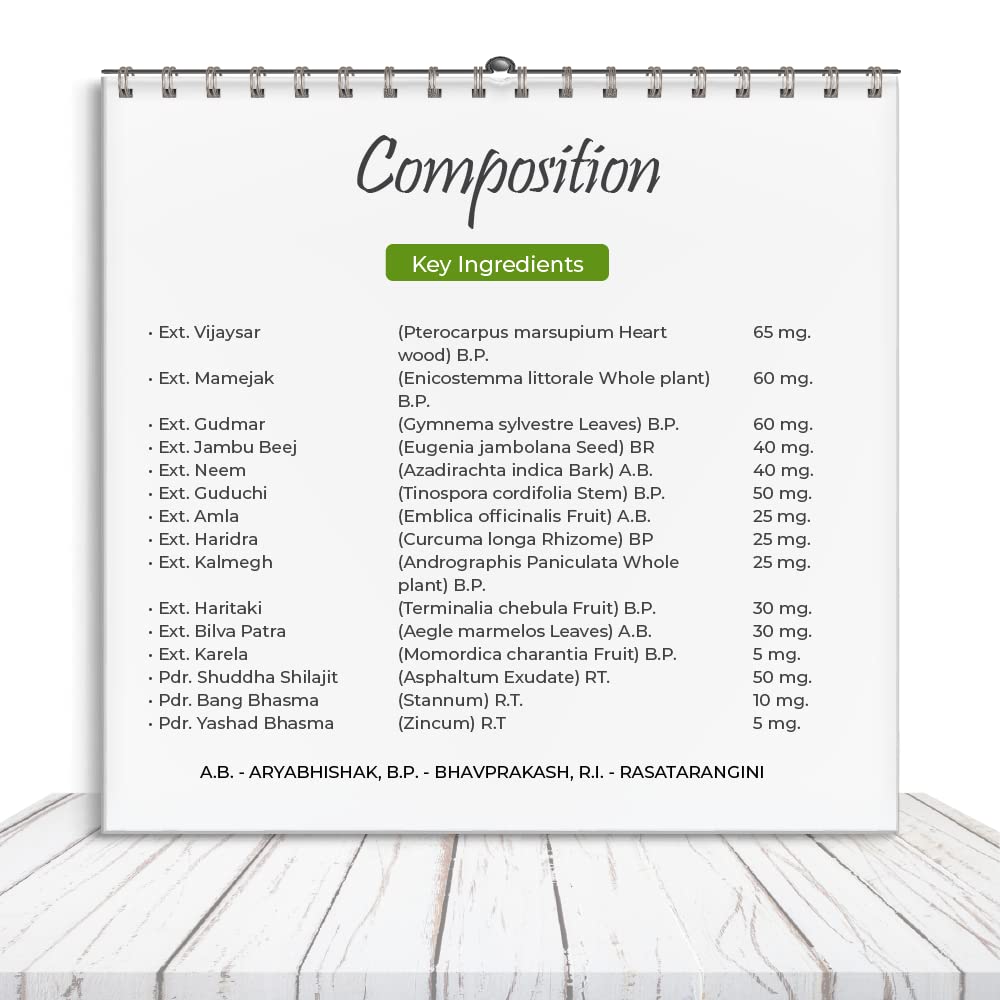 Vital Care Ayurvedic Gluset Forte 100 Capsule