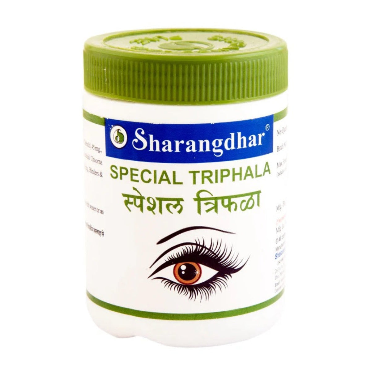 Sharangdhar Ayurvedische Spezial-Triphala-Lösung für Sehschwäche, Bindehautentzündung, Tabletten