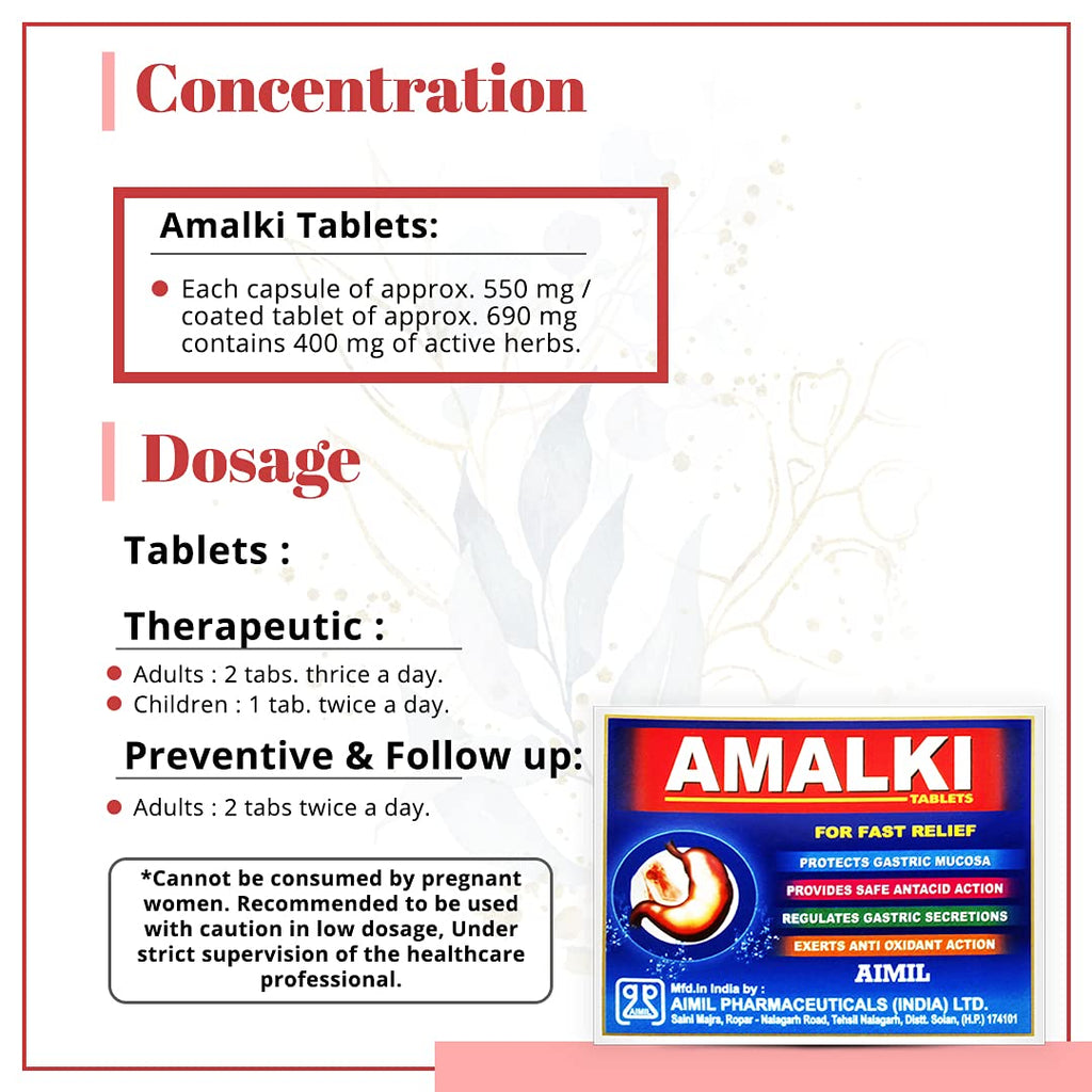 Aimil Ayurvedic Amalki 30 Tablet