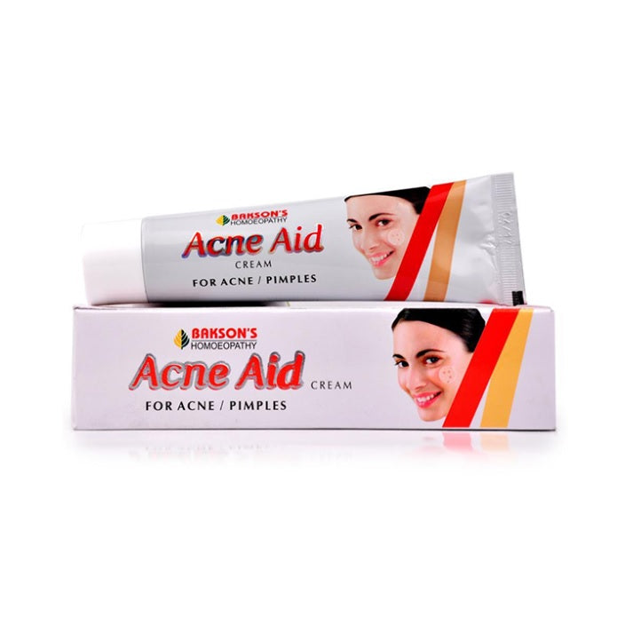 Bakson's Homoeopathy Acne Aid Clears Skin 75 Tablet & Cream 30gm