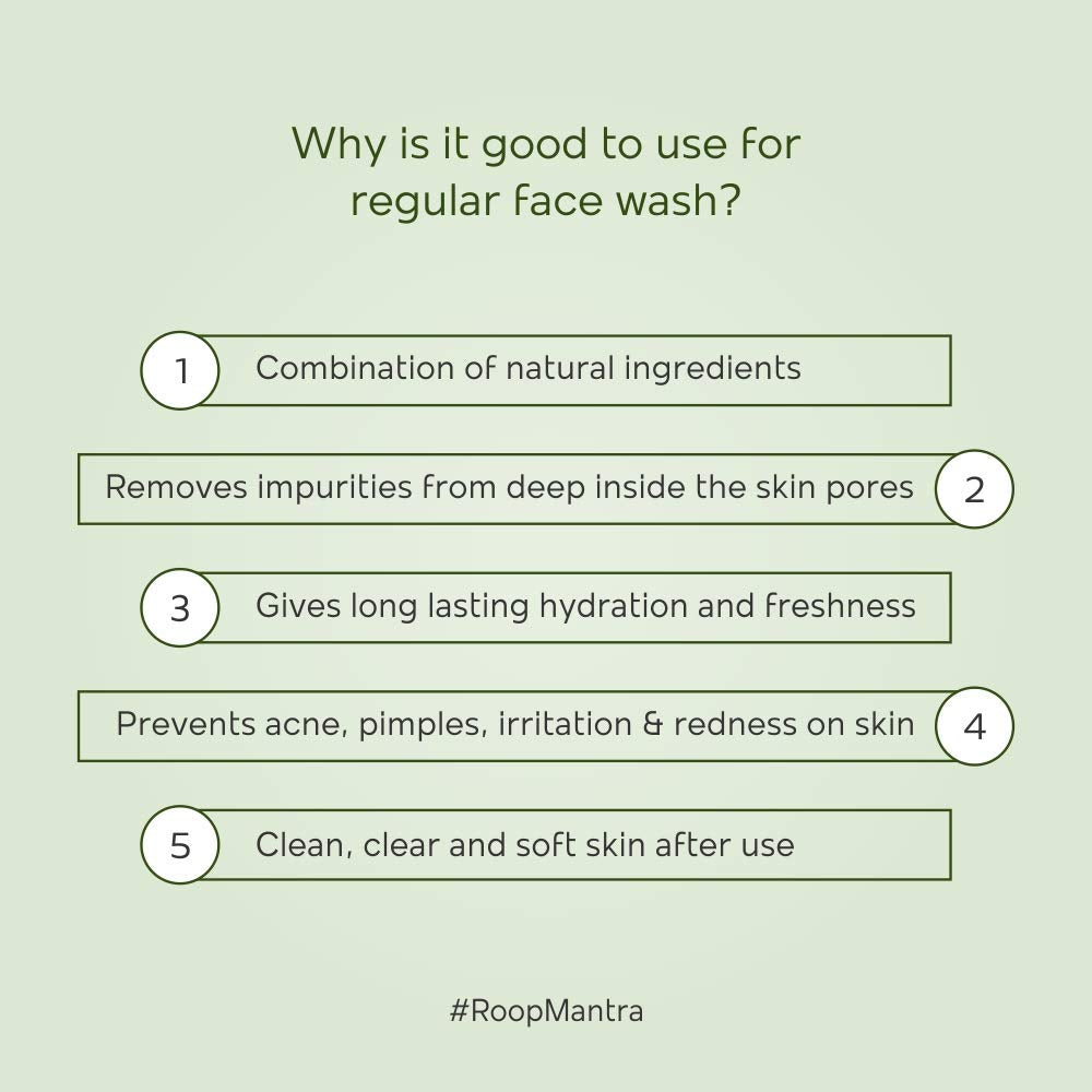 Divisa Herbal Care Ayurvedic Roop Mantra Aloevera Face Wash Liquid 115 ML