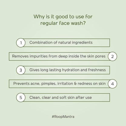 Divisa Herbal Care Ayurvedic Roop Mantra Aloevera Face Wash Liquid 115 ML