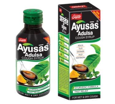 Sapat Ayurvedic Adulsa Cough Syrup 100ml