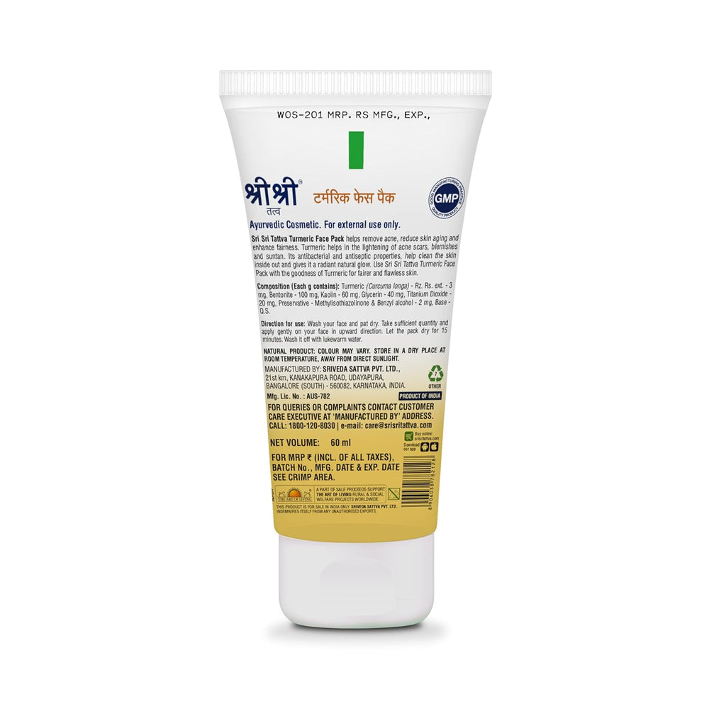 Sri Sri Tattva Turmeric Women Face Pack 60gm