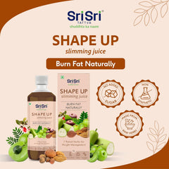 Sri Sri Tattva Ayurvedic Shape Up Slimming Juice For Weight Management Liquid 1 Litre