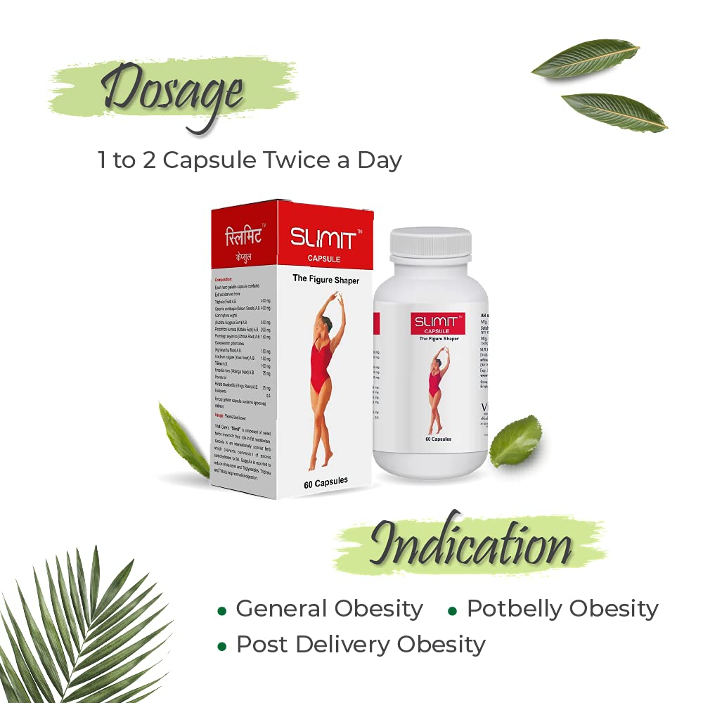 Vital Care Ayurvedic Slimit Weight Management 60 Capsule