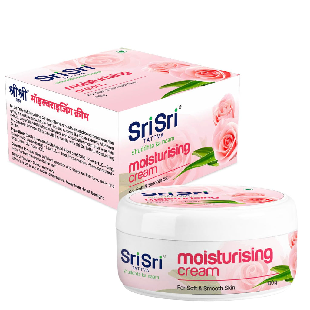 Sri Sri Tattva Ayurvedic Moisturising For Soft & Smooth Skin Cream 100gm