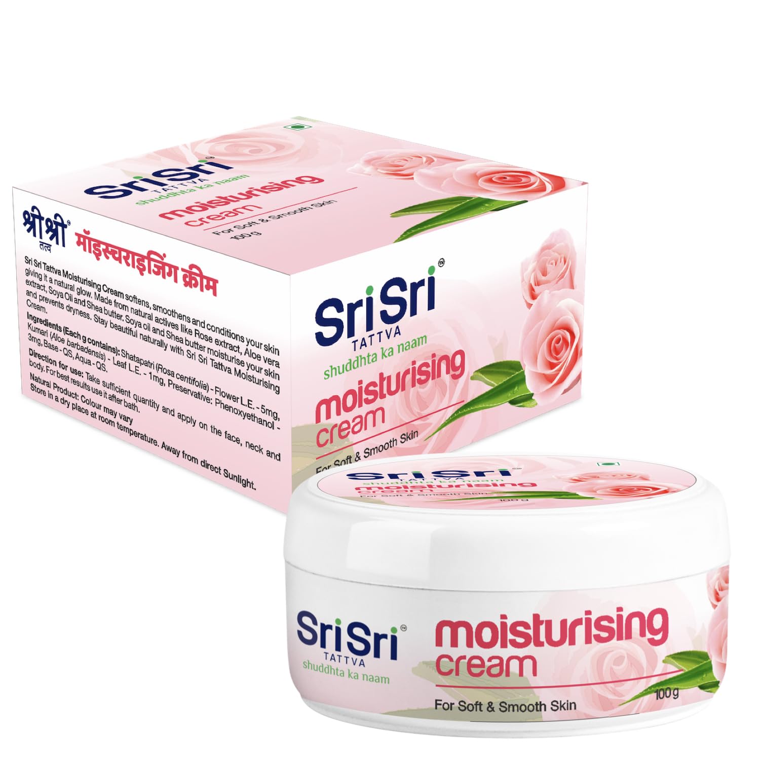 Sri Sri Tattva Ayurvedic Moisturising For Soft & Smooth Skin Cream 100gm