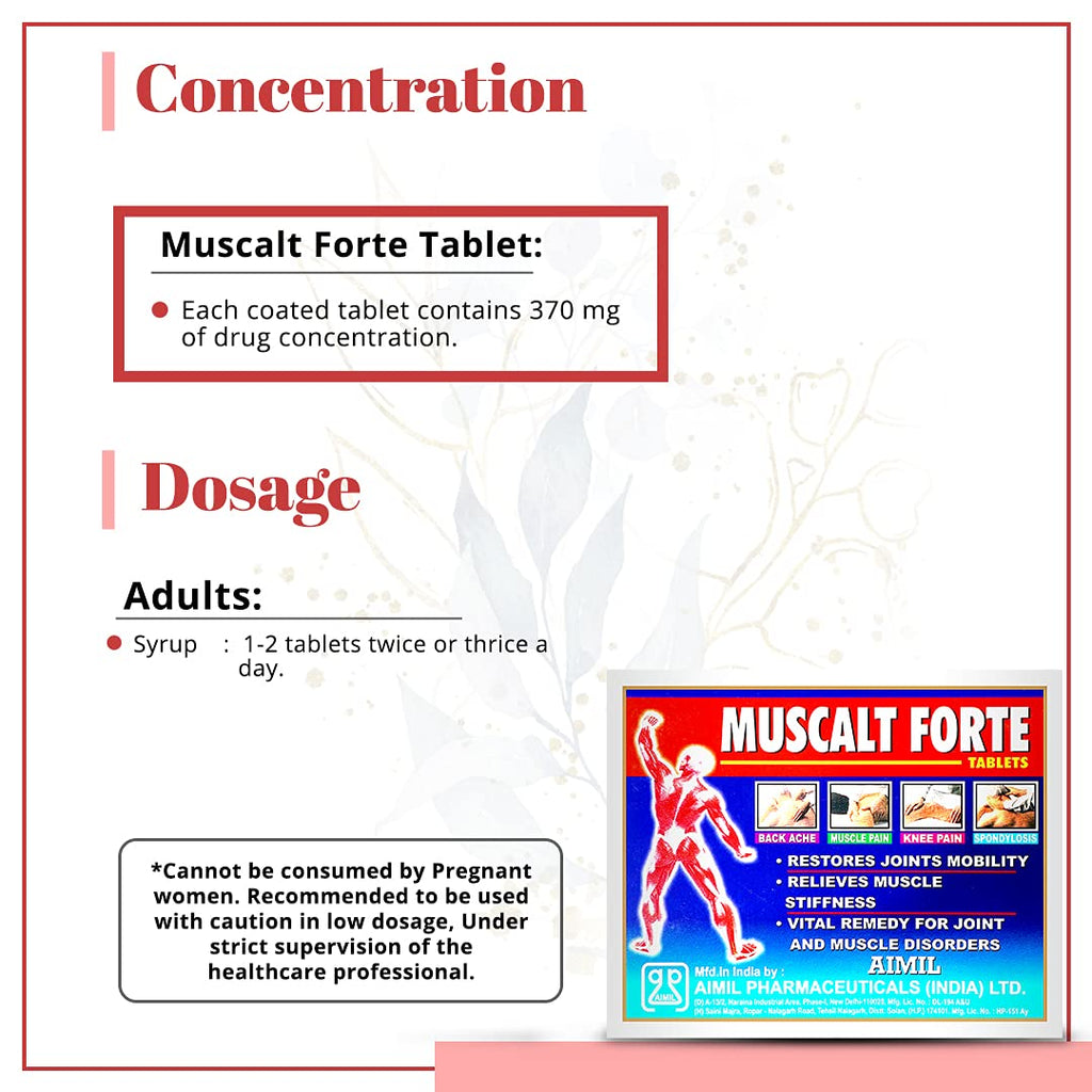 Таблетки Aimil Ayurvedic Muscalt Fort для здоровья костей и суставов, уменьшают боль и воспаление, таблетки Fort, масляный спрей и сироп