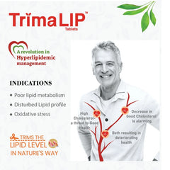 Aimil Ayurvedic Trima Lip reduziert den Lipidspiegel auf natürliche Weise, 60 Tabletten