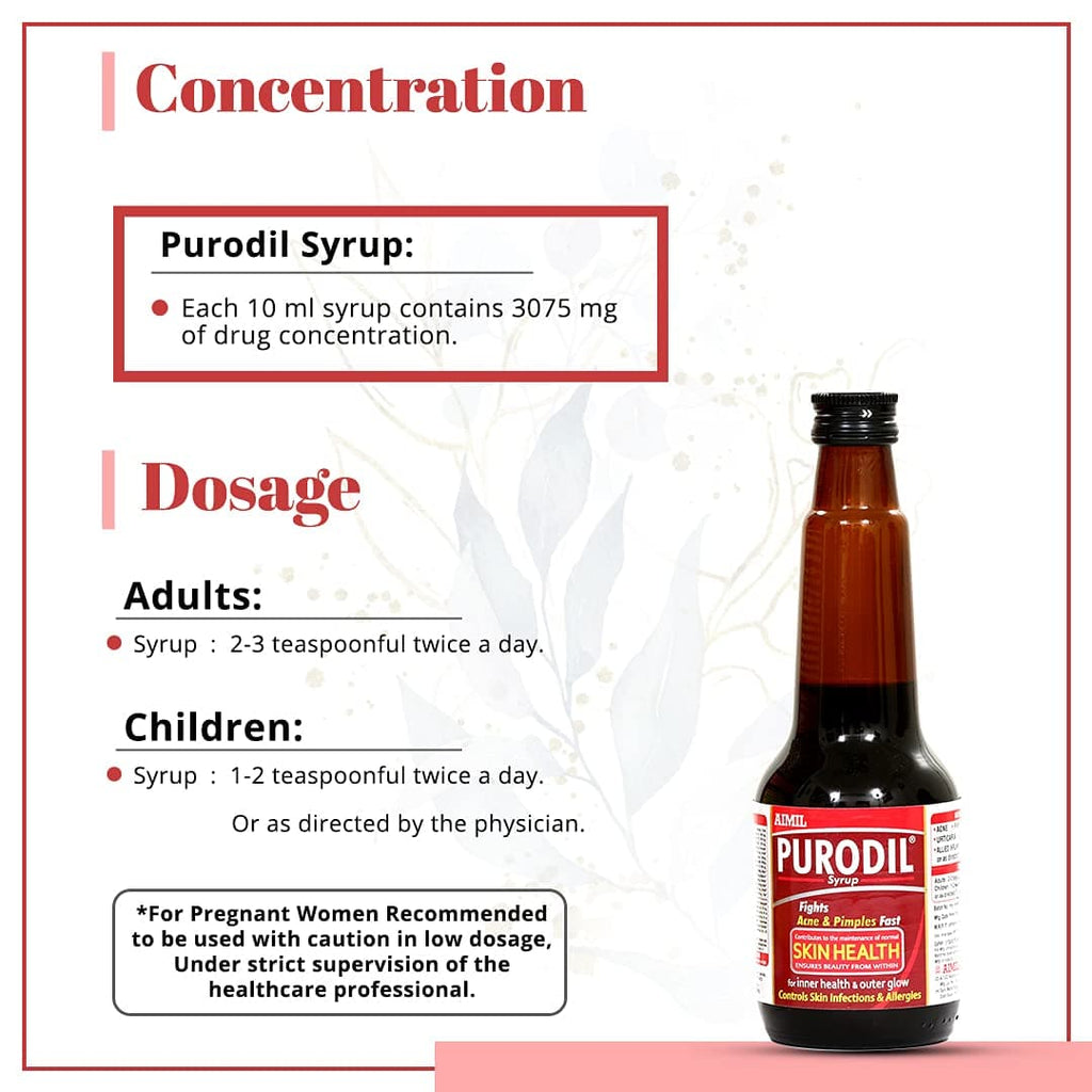 Aimil Purodil Ayurvedic Anti-Acne Blood Purifier