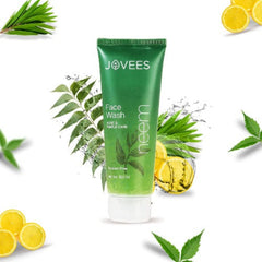 Jovees Herbal Strawberry,Tea Tree,Lemon,Neem,De-Tan & Grape Face Wash with Strawberry Extracts For Normal to Dry Skin For Women/Men For Hydrating & Glowing Skin