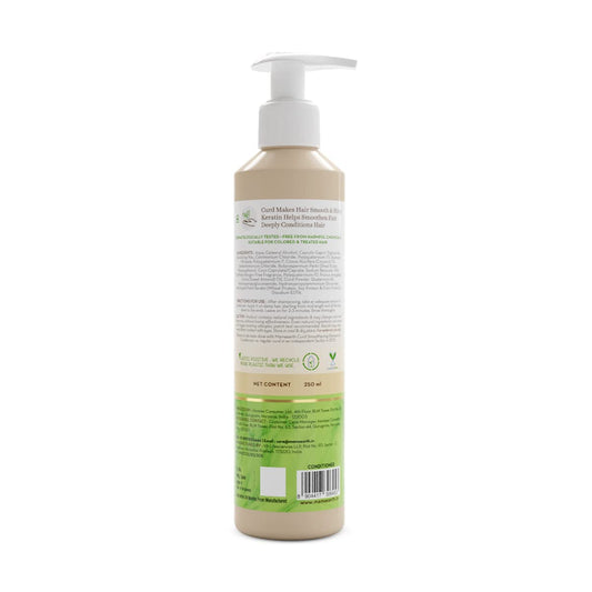 Mamaearth Curd Smoothening Conditioner with Curd & Keratin for Smooth & Shiny Hair 250ml