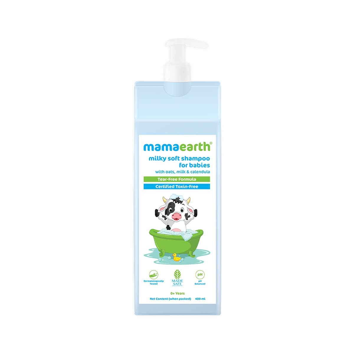 Mamaearth Milky Soft Shampoo with Oats,Milk and Calendula for Babies 400ml