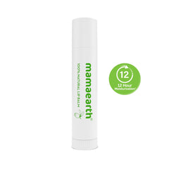 Mamaearth Nourishing 100% Natural Lip Balm with Vitamin E for Soft & Supple Lips Color Shea Butter,Raspberry & Strawberry 4g