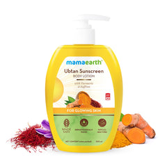 Mamaearth Sunscreen Body Lotion SPF 30 Ubtan 300ml