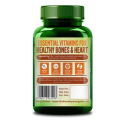 Himalayan Organics Vitamin D3 With K2 as MK-7 Supplement 120 Vegetarian Tablets