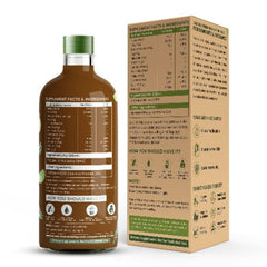 Himalayan Organics Органический сок амлы поддерживает иммунитет, здоровье кишечника, укрепляет волосы Натуральный органический сок для детоксикации (1 л)