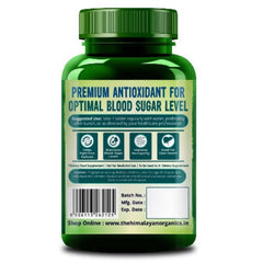 Himalayan Organics Alpha-Liponsäure 300 mg, fördert die Leberfunktion, gesunder Blutzucker, Antioxidans, 60 vegetarische Tabletten