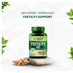 Добавка для помощи при бесплодии от Himalayan Organics поддерживает ежедневное питание, улучшает фертильность, поддерживает репродуктивное здоровье (60 капсул)