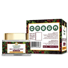 Himalayan Organics Bio-Maulbeercreme, entfernt dunkle Flecken und ungleichmäßigen Hautton, ölfrei und für alle Hauttypen, Creme, 50 g