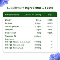 Himalayan Organics Omega 3 6 9, veganes, natürliches Nahrungsergänzungsmittel für Muskeln, Knochen, Herz und Haut, 90 Kapseln