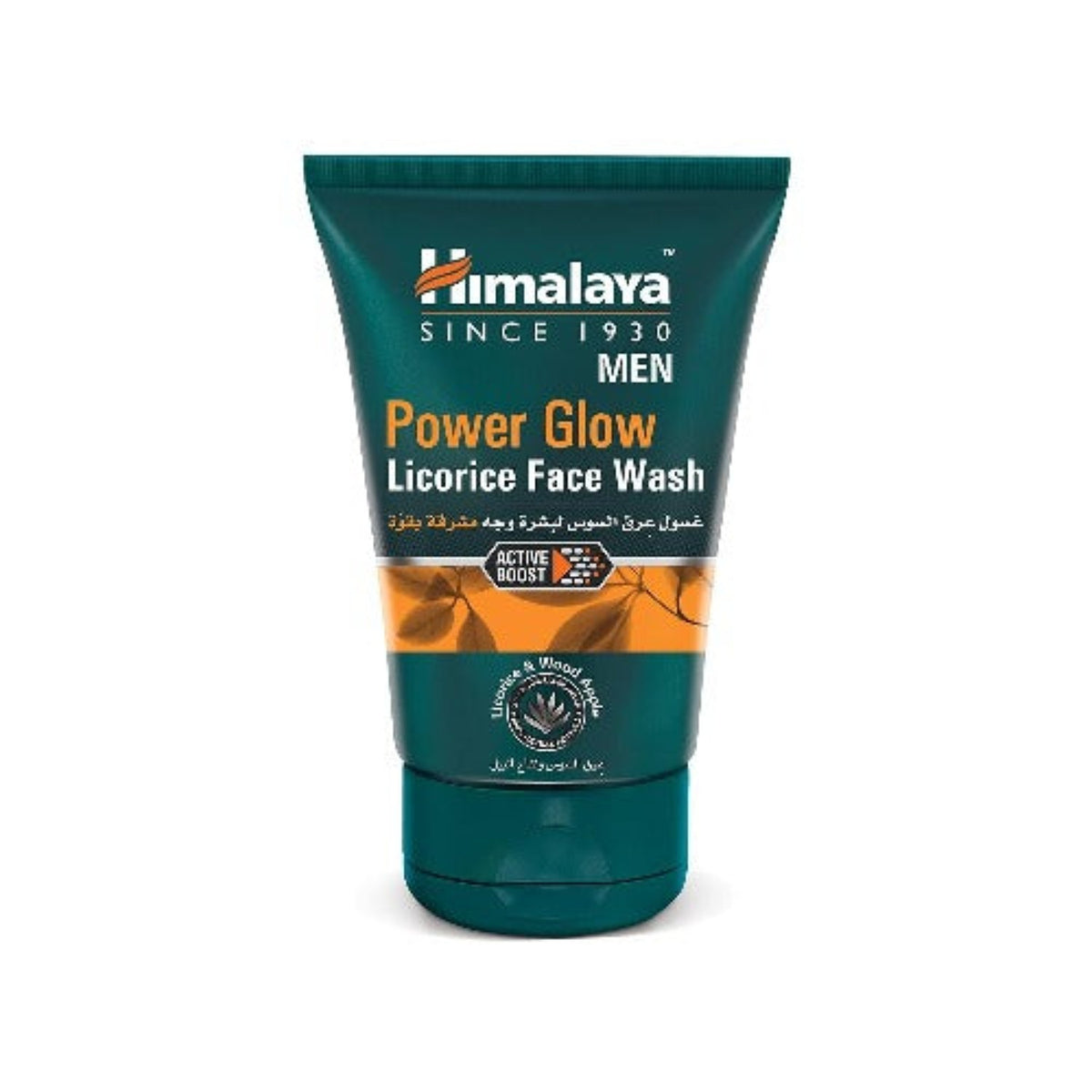 Himalaya Herbal Ayurvedic Personal Care Men Power Glow Licorice For Visibly Fairer And Brighter Skin Face Wash Liquid