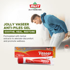 Jolly Ayurvedic Vaseer Anti Piles Gel 25GM & 10 Capsule
