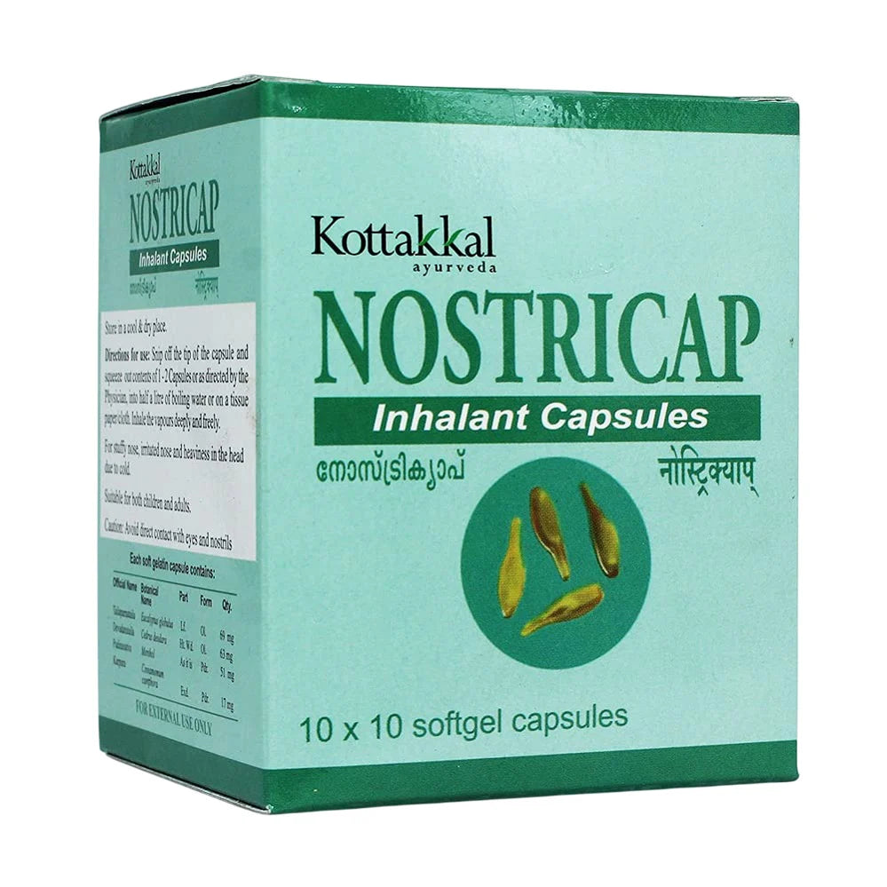 Kottakkal Ayurvedic Nostricap Softgel 100 Capsules