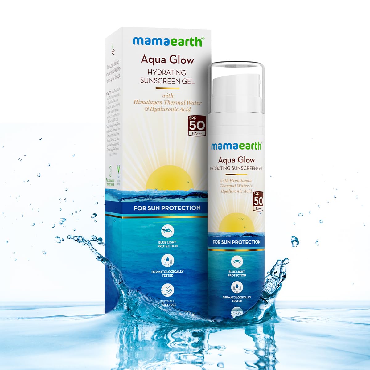 Mamaearth Aqua Glow Hydrating Sunscreen Gel 50g