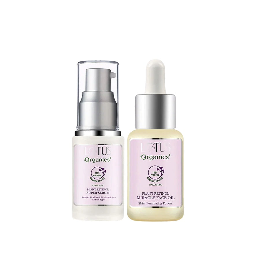 Lotus Organics+ Cosmetics Bakuchiol Advanced Anti Ageing Duo