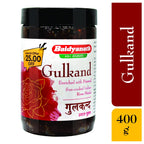 Baidyanath Ayurveda Gulkand Gummy Prawal Sun Cooked Indian (Rosenblütenmarmelade) 400 g